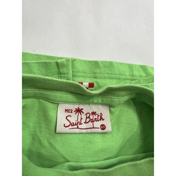MC2 Saint Barth Surf Club T-Shirt in Green - Picture 3 of 3